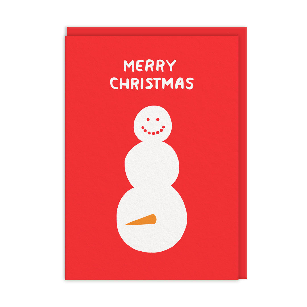 Ashkahn Happiest Snowman Christmas Card By Penny Black