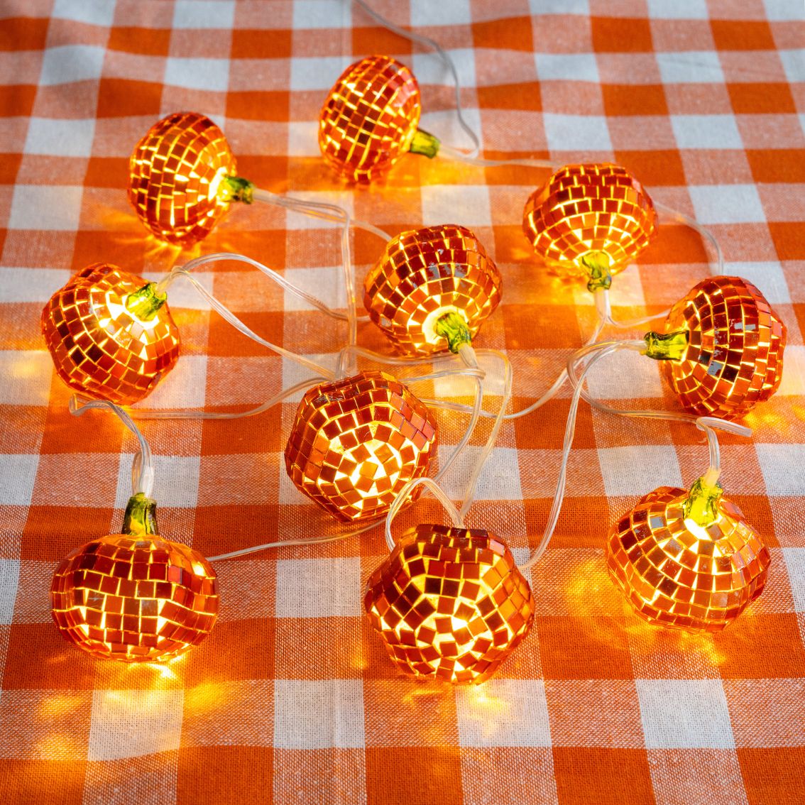 Pumpkin Disco String Lights 1.6m By Penny Black