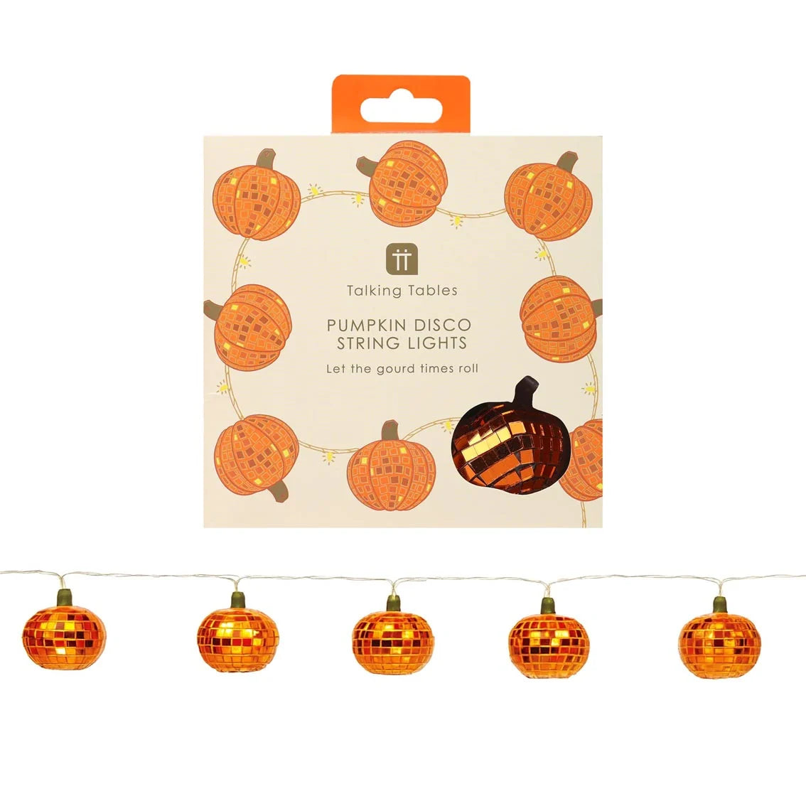 Pumpkin Disco String Lights 1.6m By Penny Black