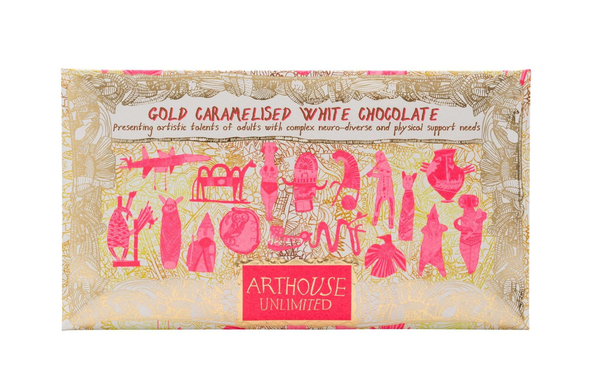 Timeless Treasures Chocolate Bar - Gold Caramelised White Chocolate by arthouse unlimited at penny black