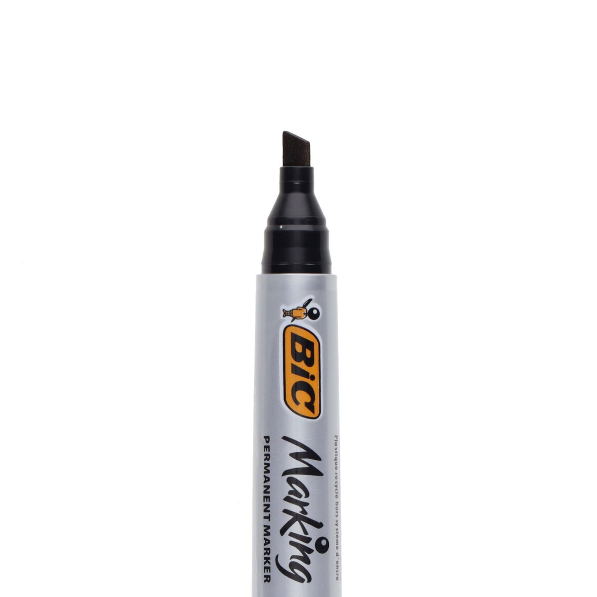 BiC Marking 2300 Chisel Tip Black Permanent Marker Pen showing tip