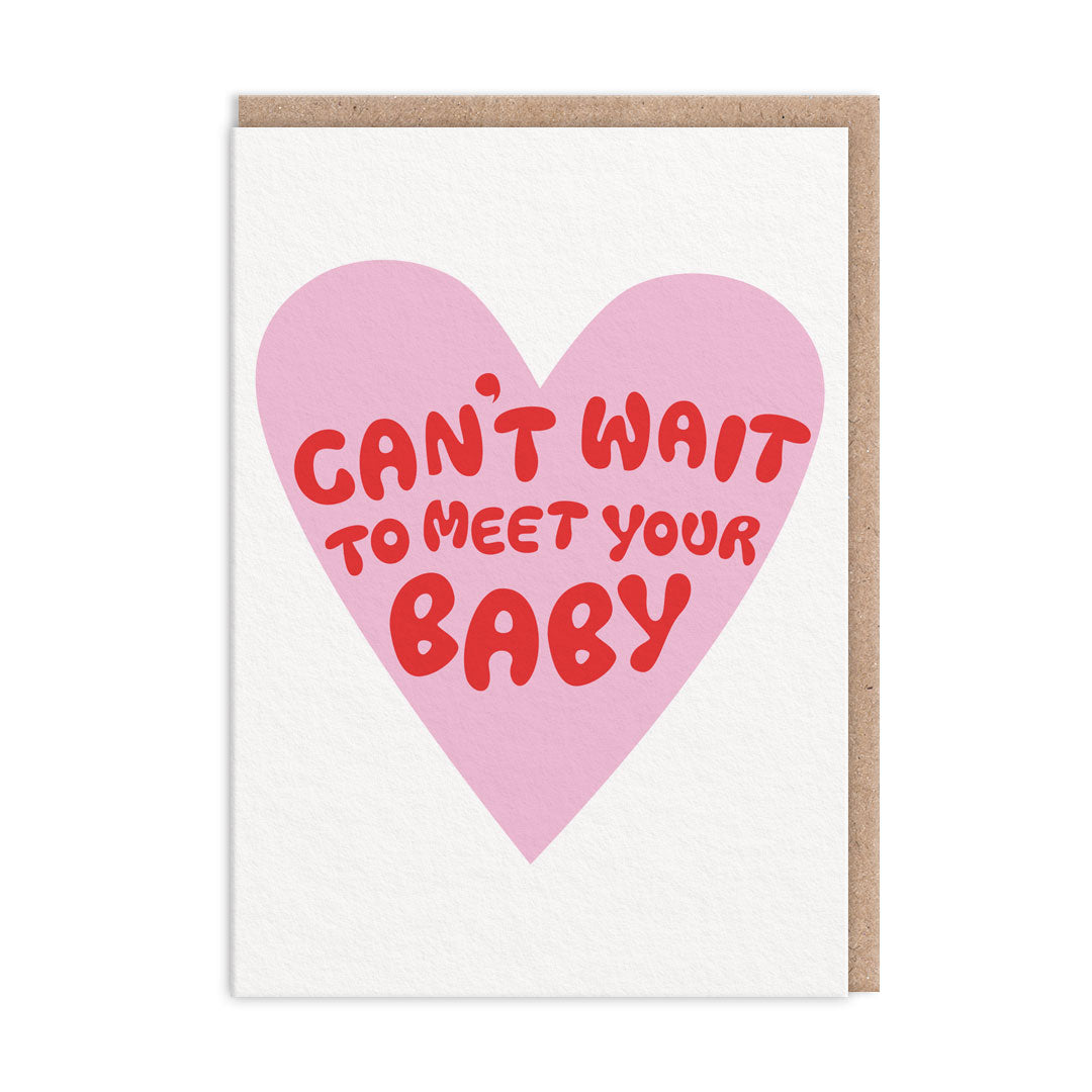 Can't Wait To Meet Your Baby Card By Penny Black