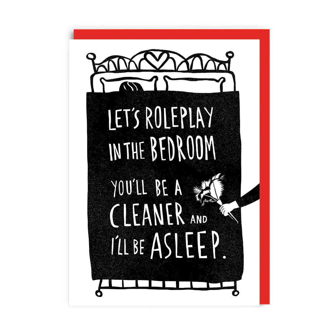 Let's Role Play Funny Valentine Card by penny black