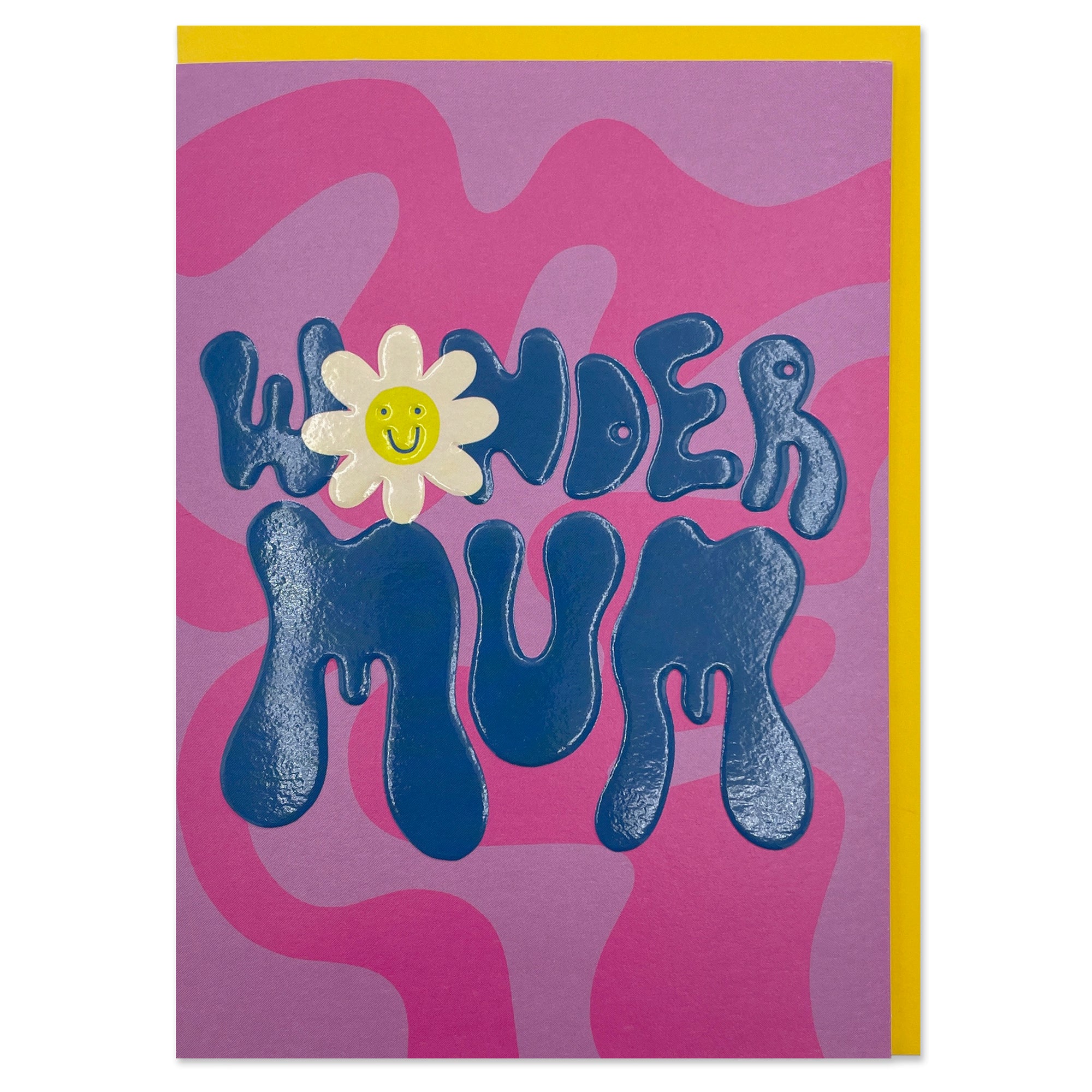 Wonder Mum Retro Daisy Mother's Day Card by penny black