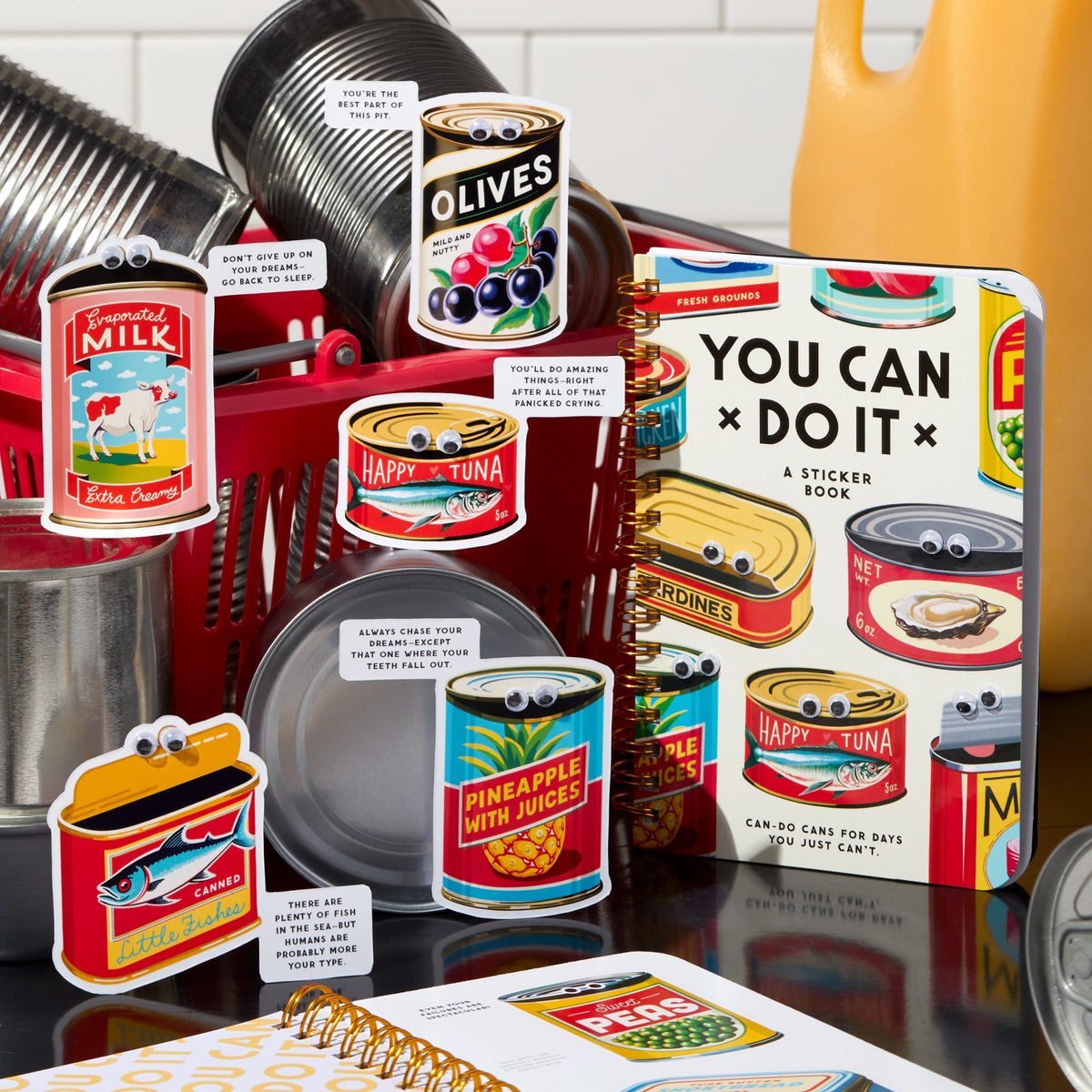 You Can Do It Googly Eyes Sticker Book By Penny Black