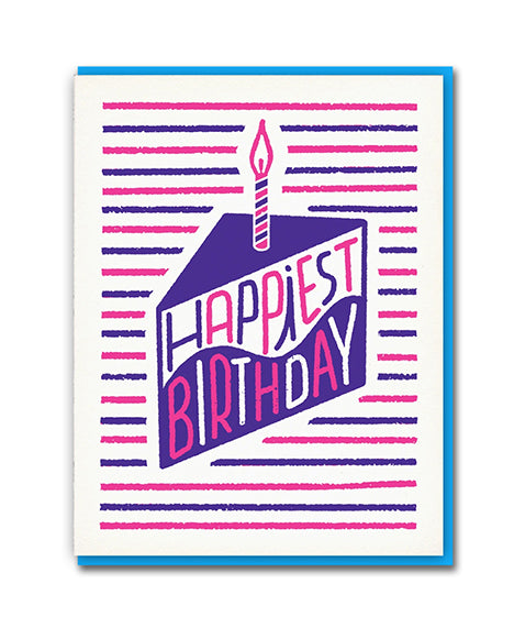 Happiest Birthday Cake Slice Card by penny black