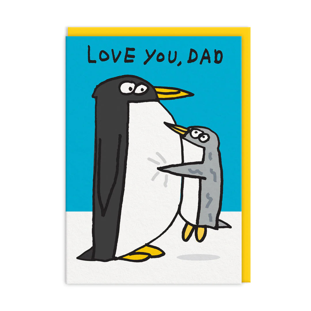 Tubby Penguins Funny Fathers Day Card By Penny Black