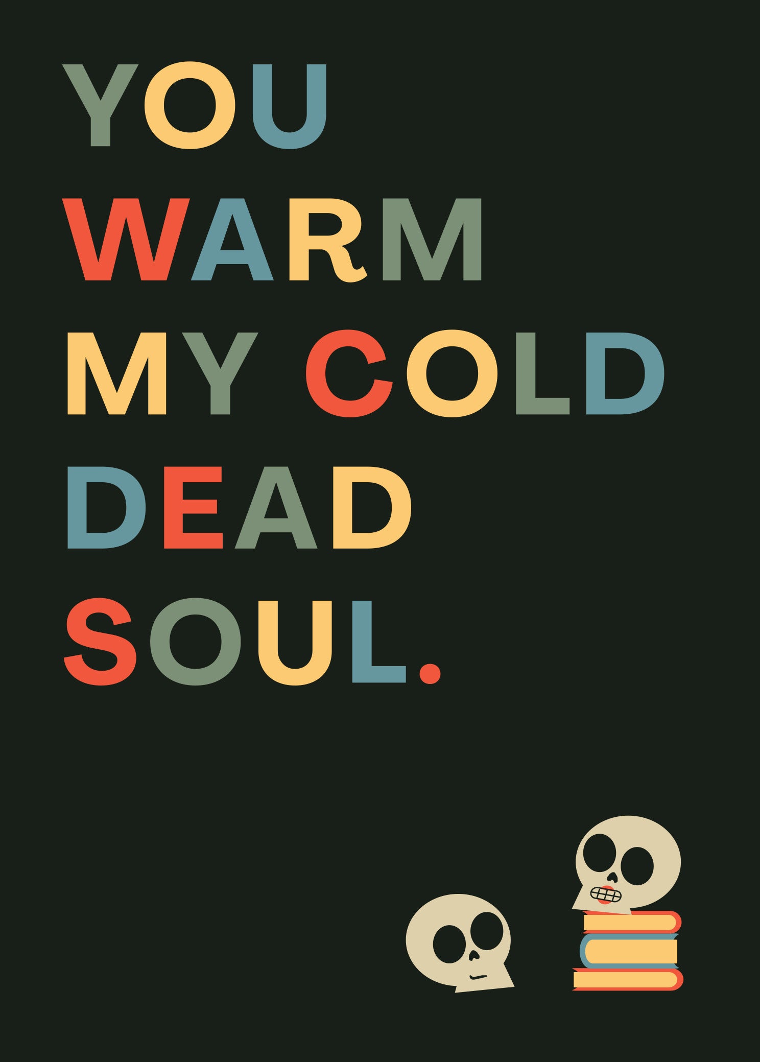 Cold Dead Soul Funny Card by Betiobca at penny black