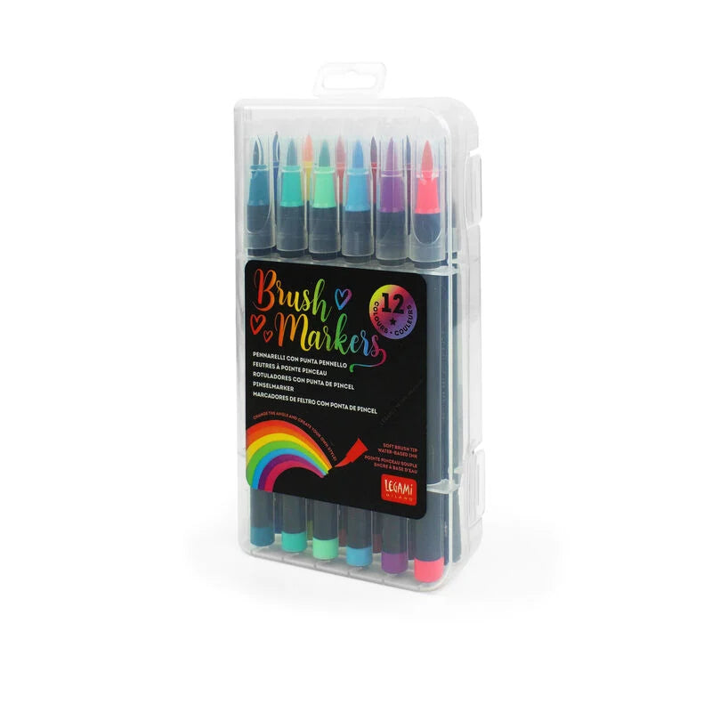 Legami Set Of 12 Brush Markers