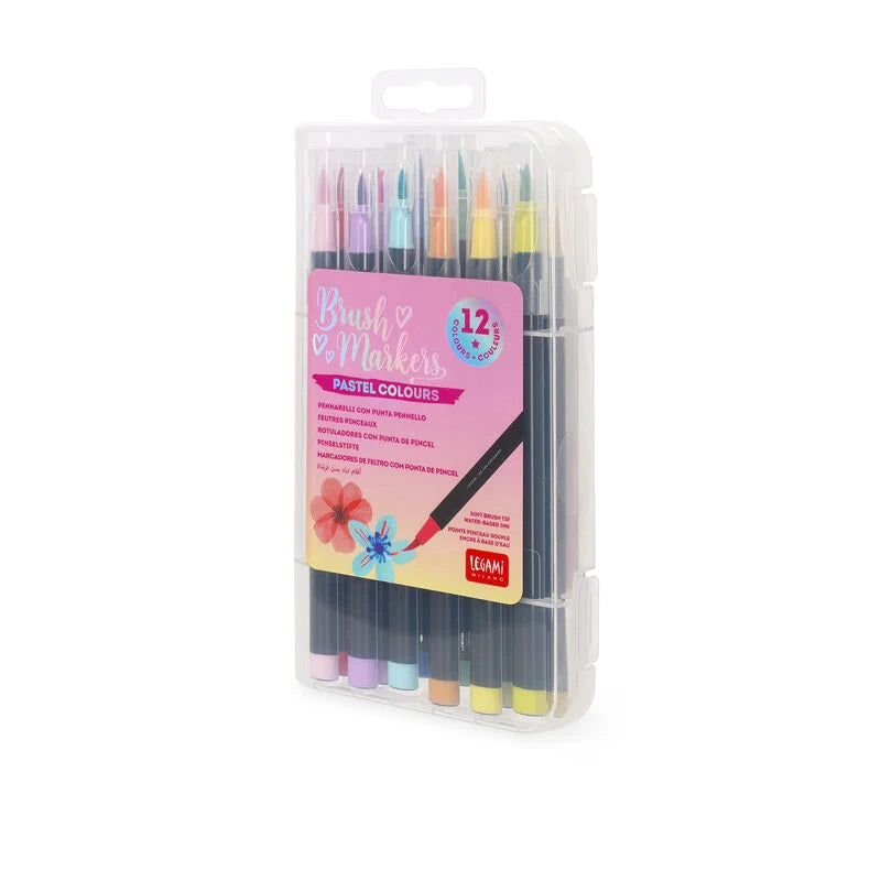Legami Set Of 12 Brush Markers