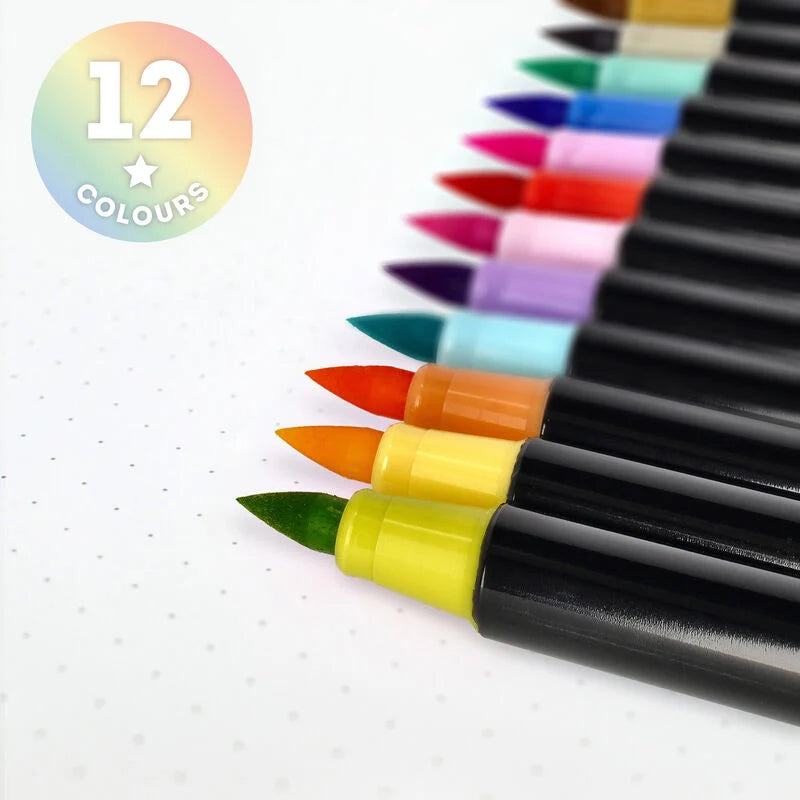 Legami Set Of 12 Brush Markers