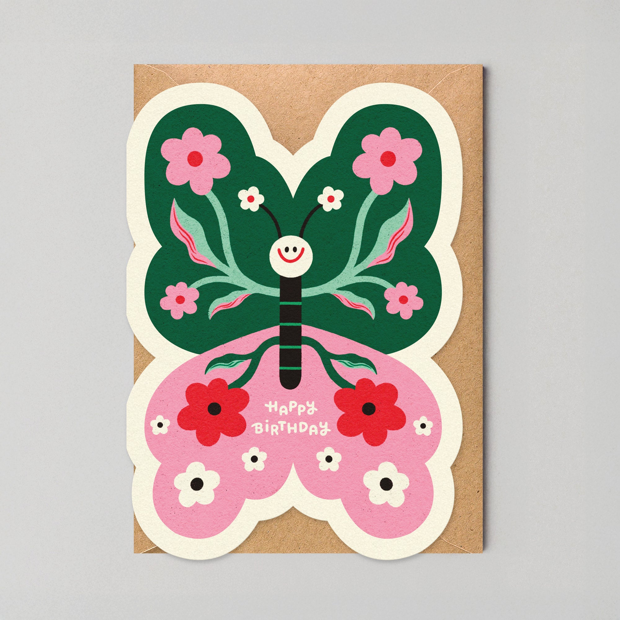 Happiest Butterfly Colourful Birthday Card By Penny Black