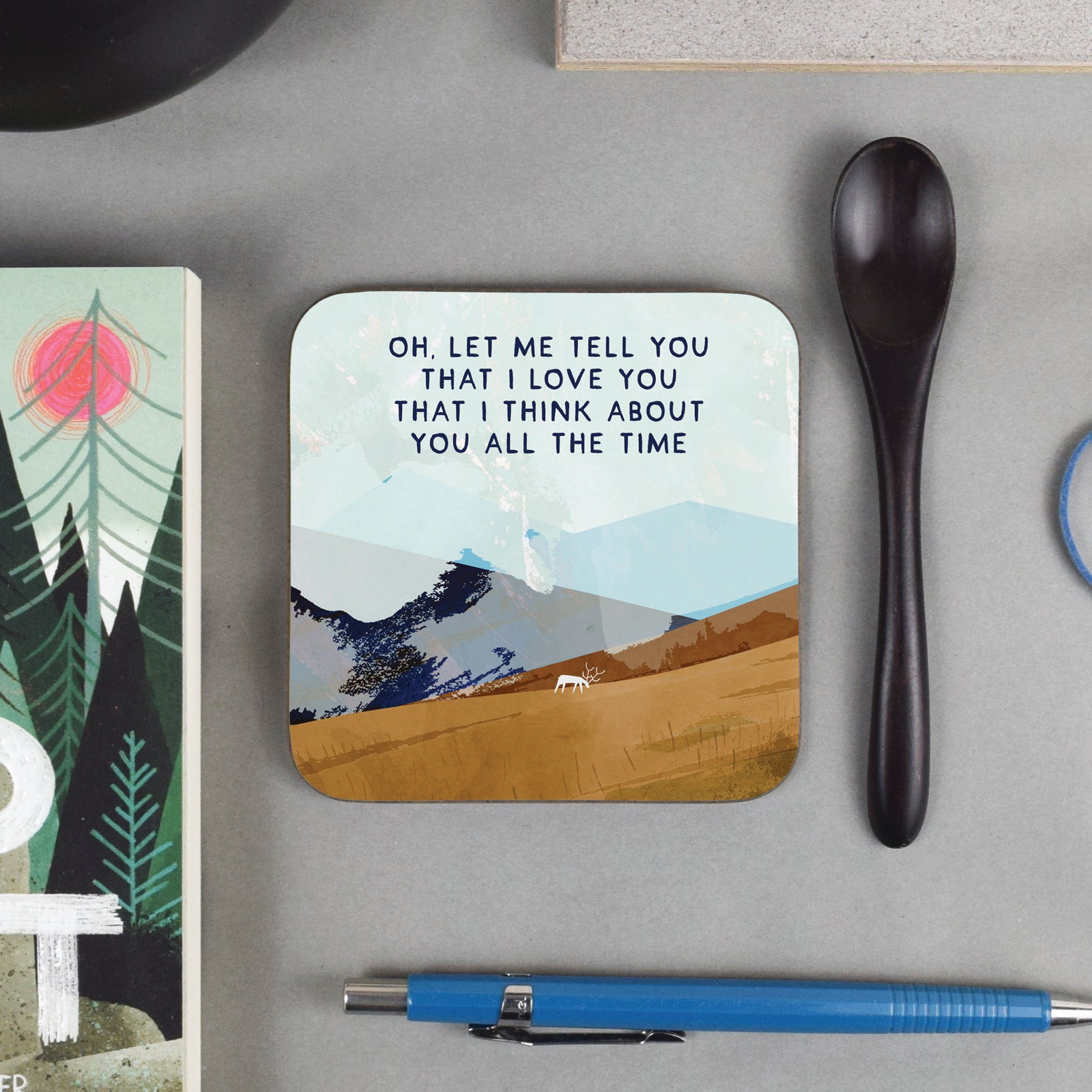 Oh Let Me Tell You Scottish Coaster By Penny Black