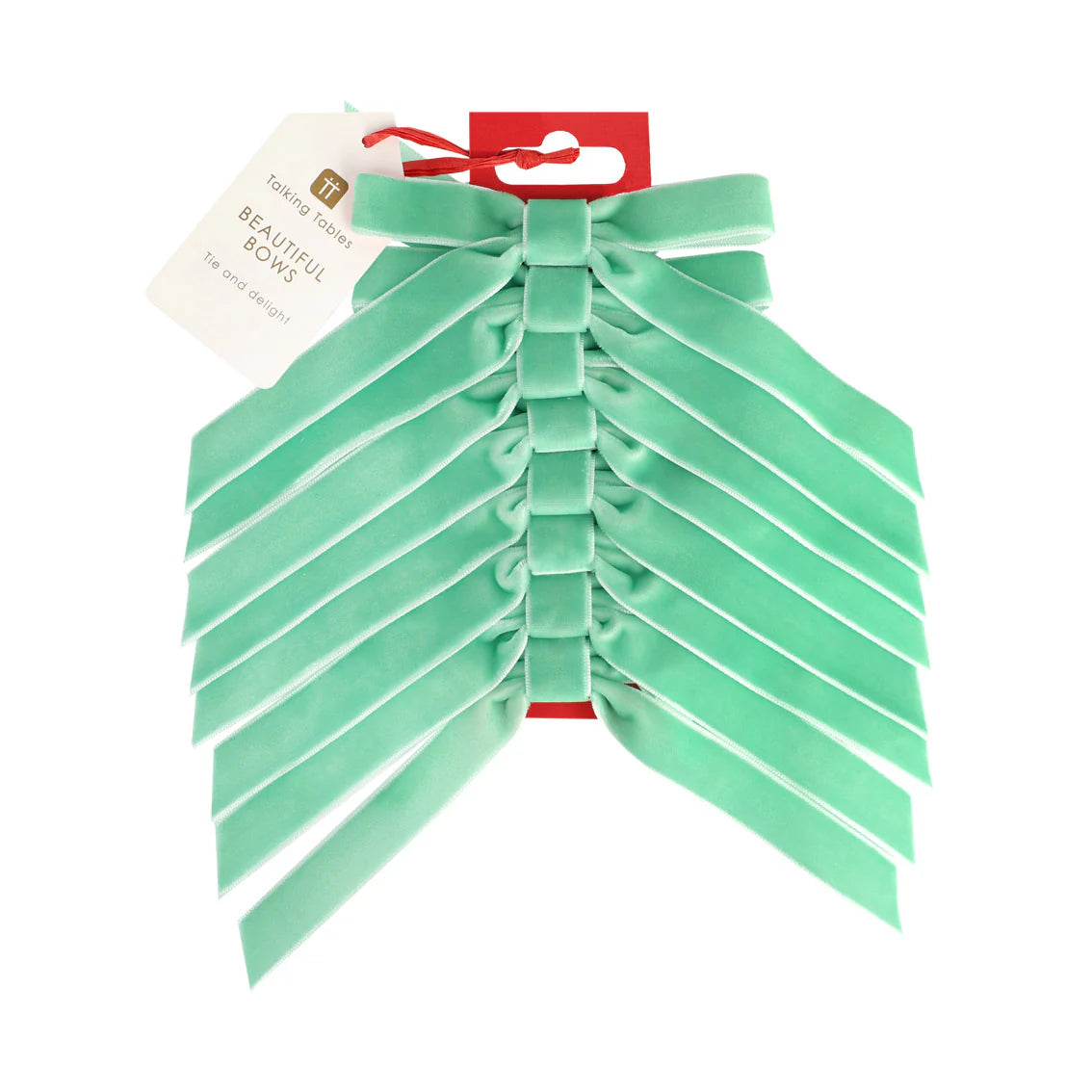 Christmas Green Velvet Bows 8 Pk By Penny Black