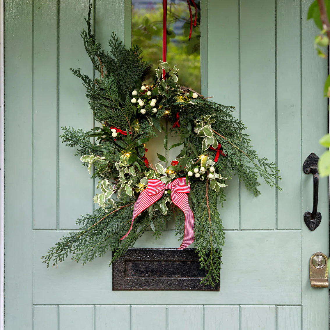 Candy Christmas Red &amp; White Stripe Bow By Penny Black