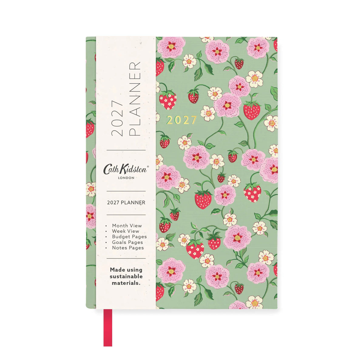Cath Kidston Strawberry Green A6 2027 Diary By Penny Black