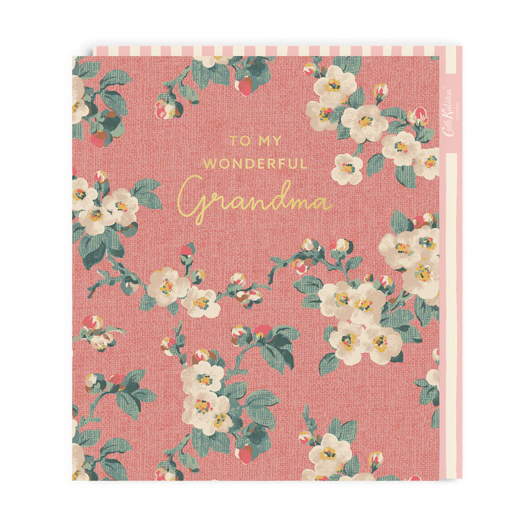 Grandma Pink Anemone Cath Kidston Card by penny black