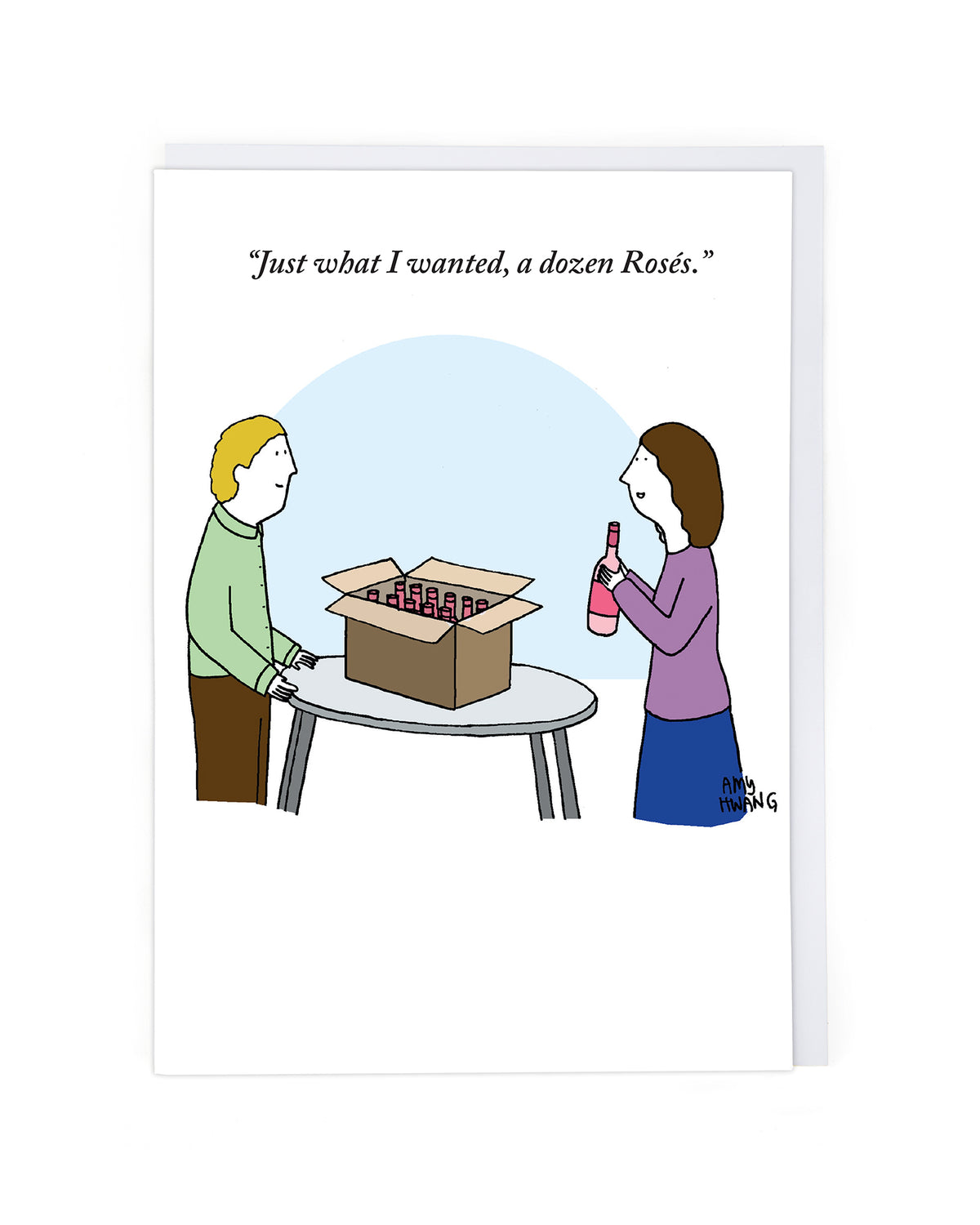 Dozen Roses Funny Valentine's Day Card by penny black