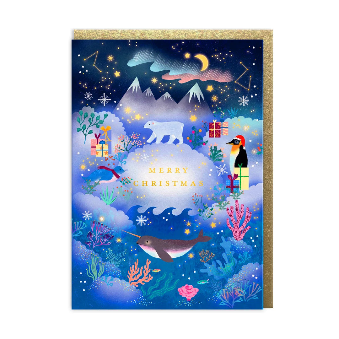 Cecile Metzger North Pole Christmas Card By Penny Black