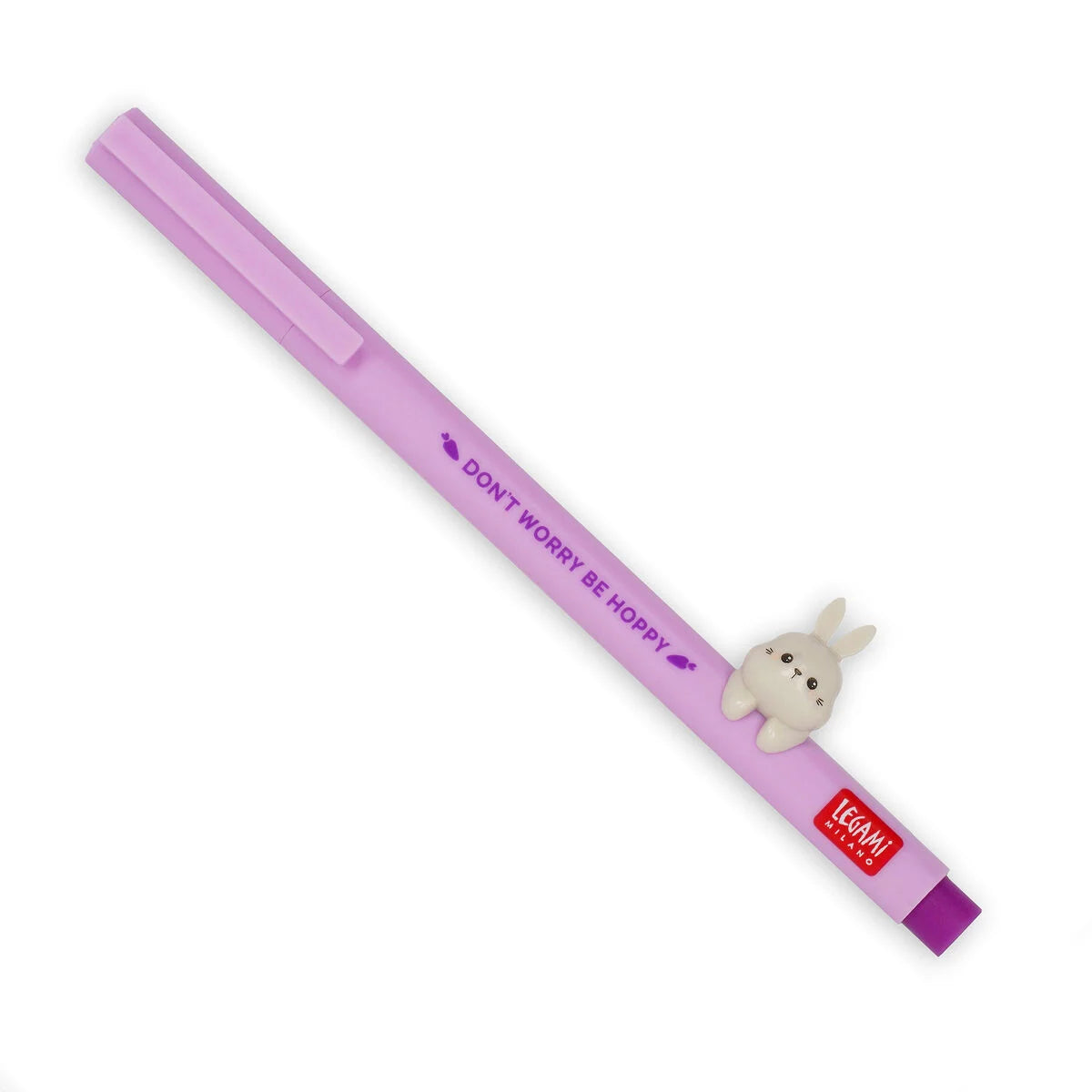 Legami Lovely Friends Cute Animal Gel Pen by penny black - bunny don't worry by hoppy