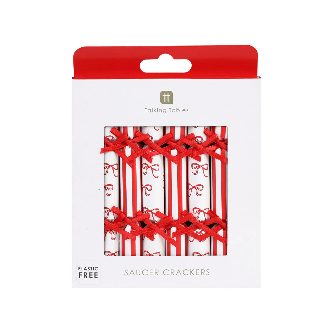 Candy Christmas Saucer Crackers 8 Pk By Penny Black