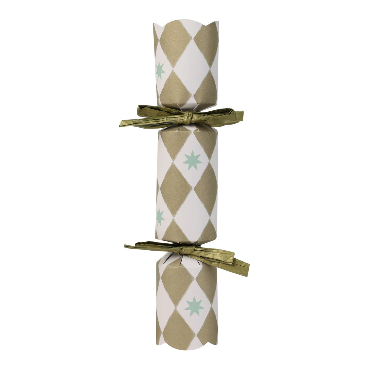 Gold Harlequin Mini Christmas Crackers 6 Pk By Penny Black