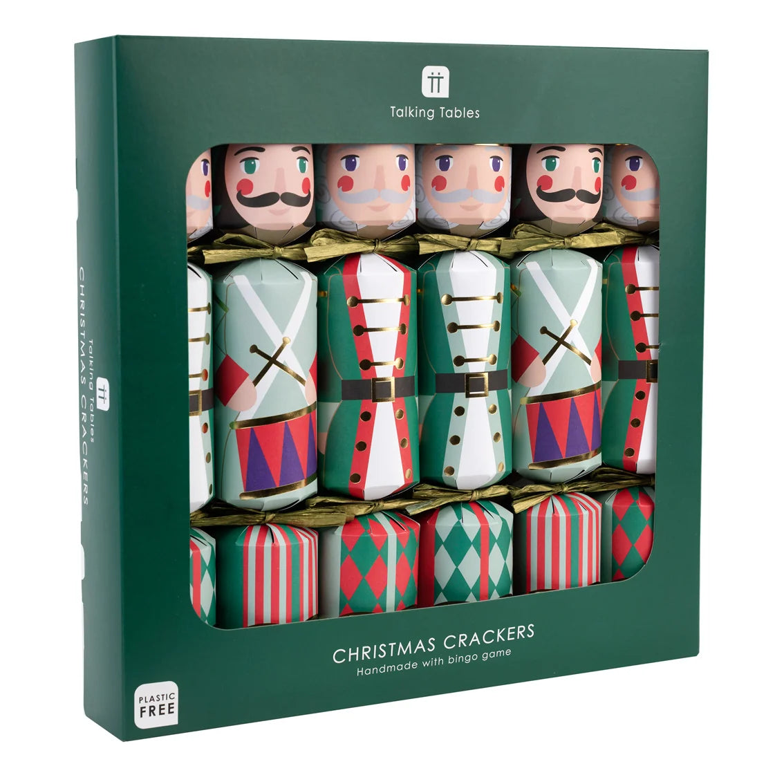 Nutcracker 3 Design Christmas Crackers - 6 Pk By Penny Black