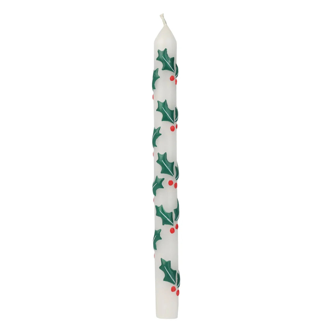 Holly Christmas Dinner Single Candle By Penny Black