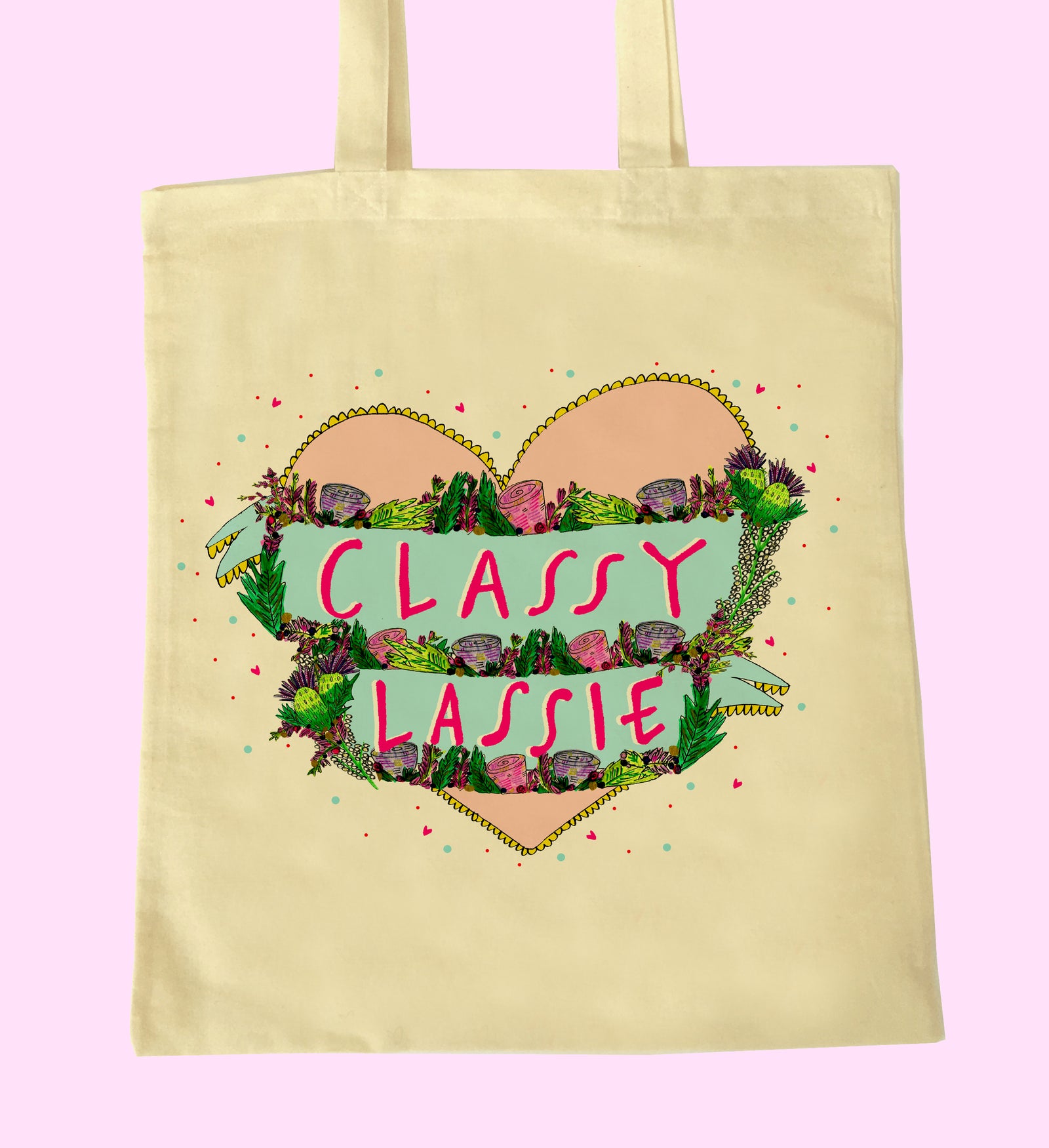 Classy Lassie Tote Bag - Penny Black