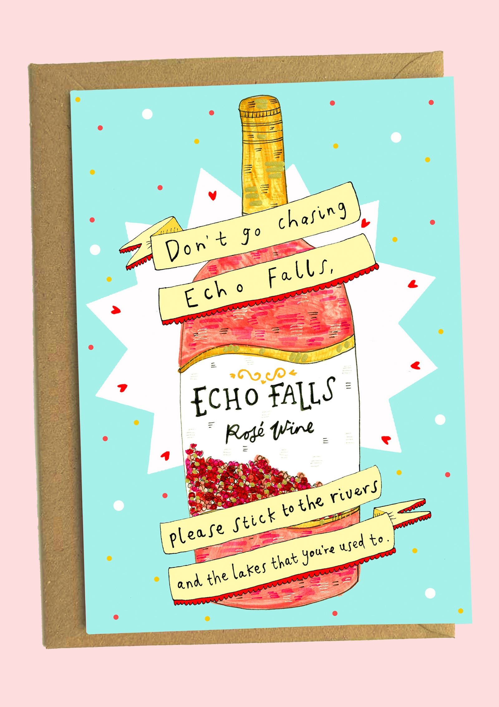 Don't Go Chasin Echo Falls Illustrated Card by penny black