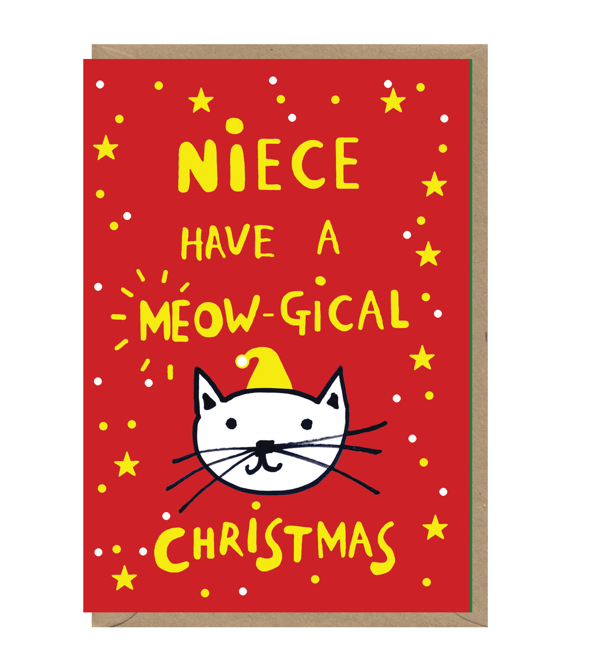 Niece Meow-gical Christmas Card
