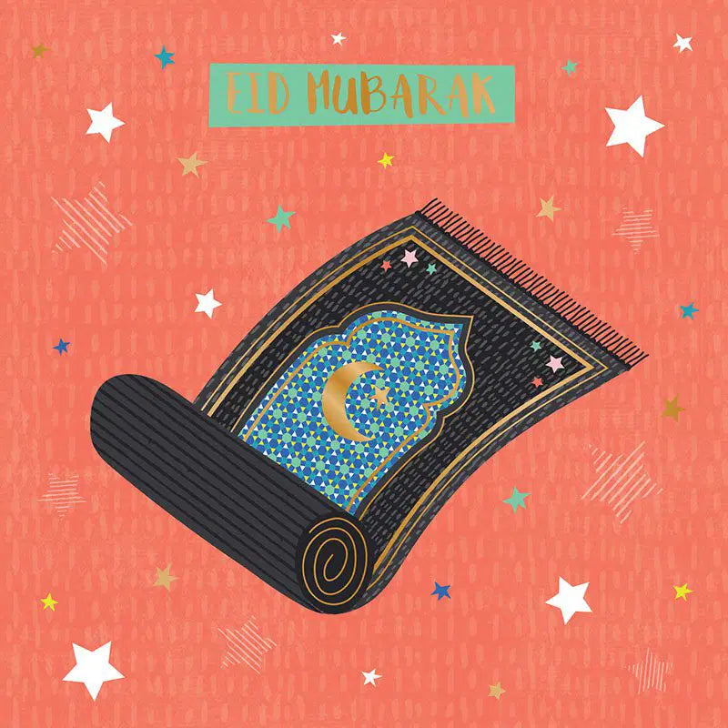 Prayer Mat Eid Mubarak Card