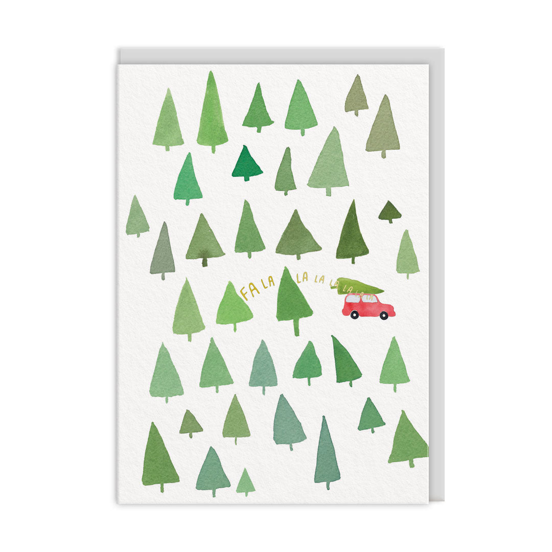 Fa La La Christmas Card By Penny Black