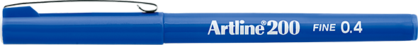Artline 200 Fineliner Pen 0.4mm By Penny Black