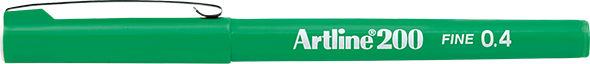 Artline 200 Fineliner Pen 0.4mm By Penny Black