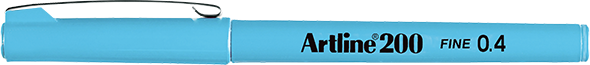 Artline 200 Fineliner Pen 0.4mm By Penny Black