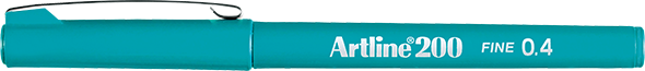 Artline 200 Fineliner Pen 0.4mm By Penny Black