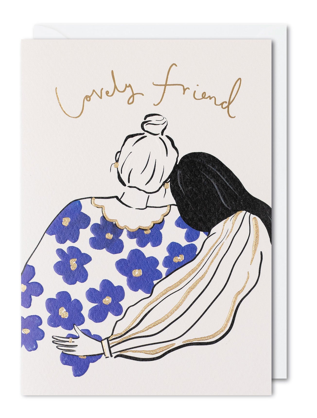 Lovely Friend Hugging Friendship Card by penny black