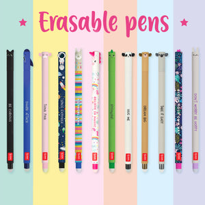 Animal Shaped Erasable Gel Pen – Set of 4 (FREE 20 Refills + 2 Extra -  aesthetic stationary