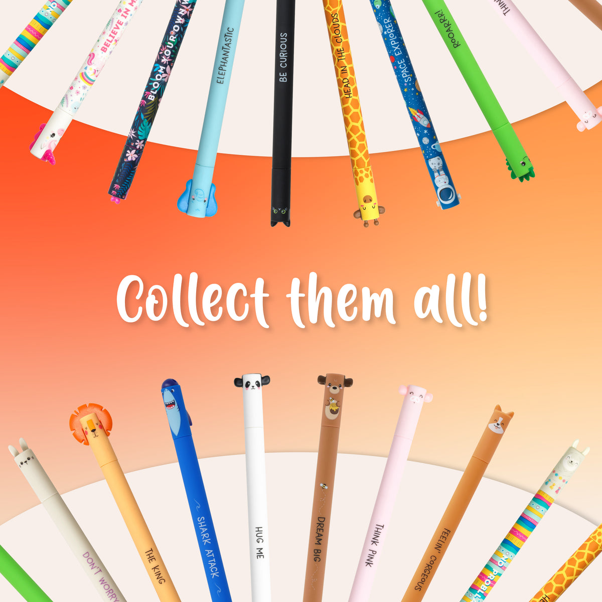 Cute Animal Erasable Gel Pen
