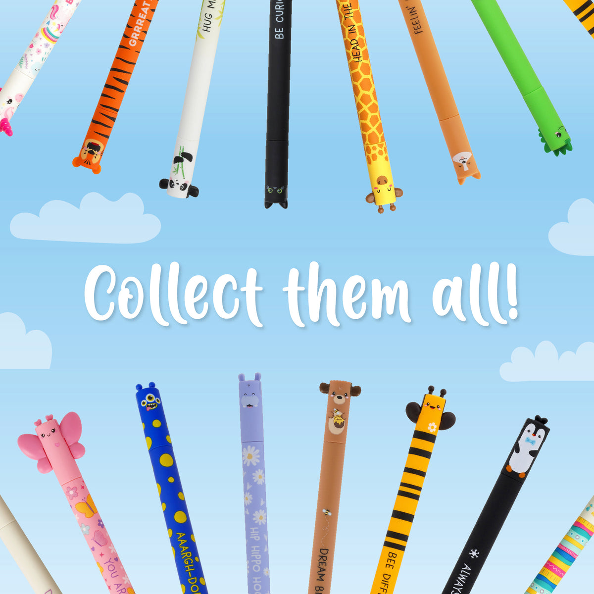 Legami Cute Erasable Gel Pen by Legami - collect them all image showing all designs