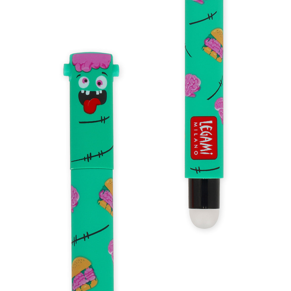 Boo Crew Erasable Gel Pens - Limited Edition Halloween 3 Pack - showing zombie design