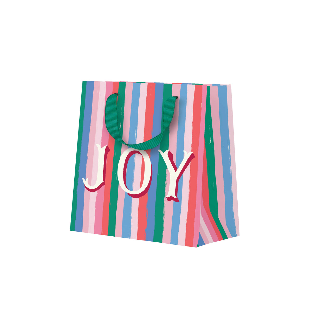 Emily Taylor Joy Stripes Small Christmas Gift Bag By Penny Black