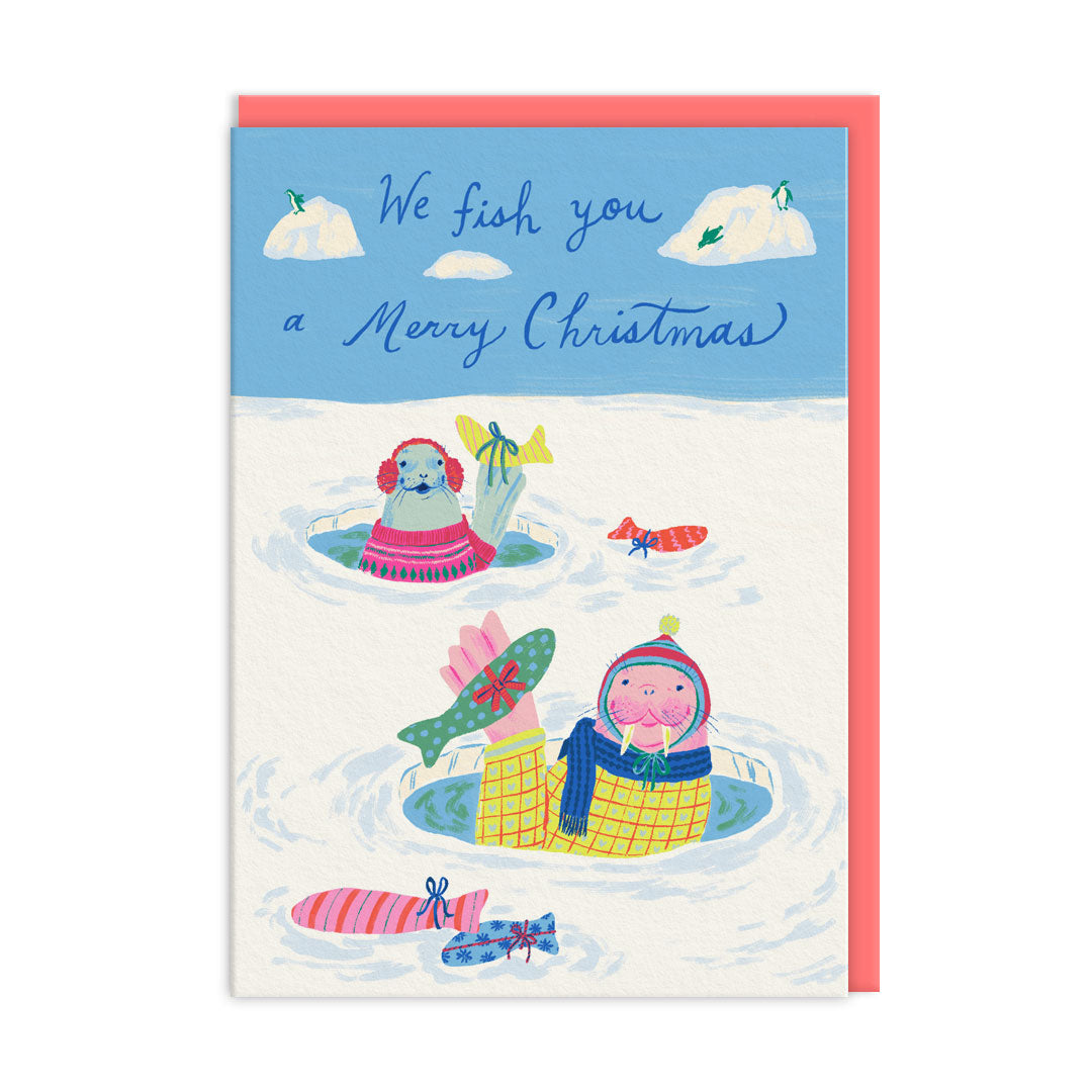 We Fish You A Merry Christmas Card By Penny Black