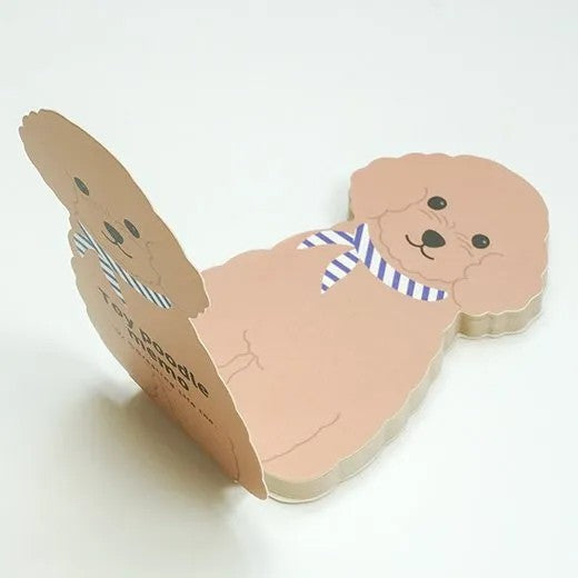 Greeting Life Memo Pad - Toy Poodle By Penny Black