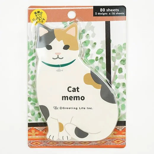 Greeting Life Memo Pad - Cat By Penny Black