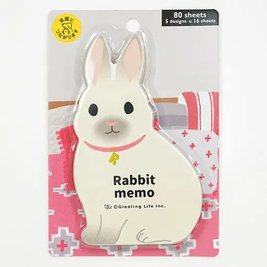 Greeting Life Memo Pad - Rabbit By Penny Black