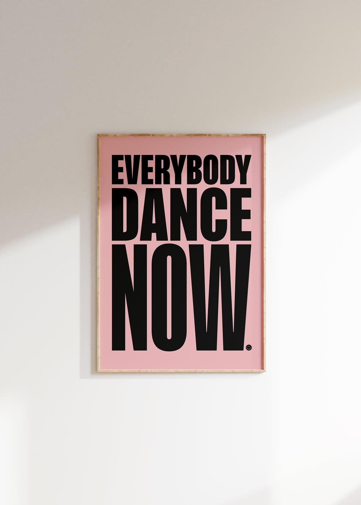 Everybody Dance Now Typographic A4 Art Print By Penny Black