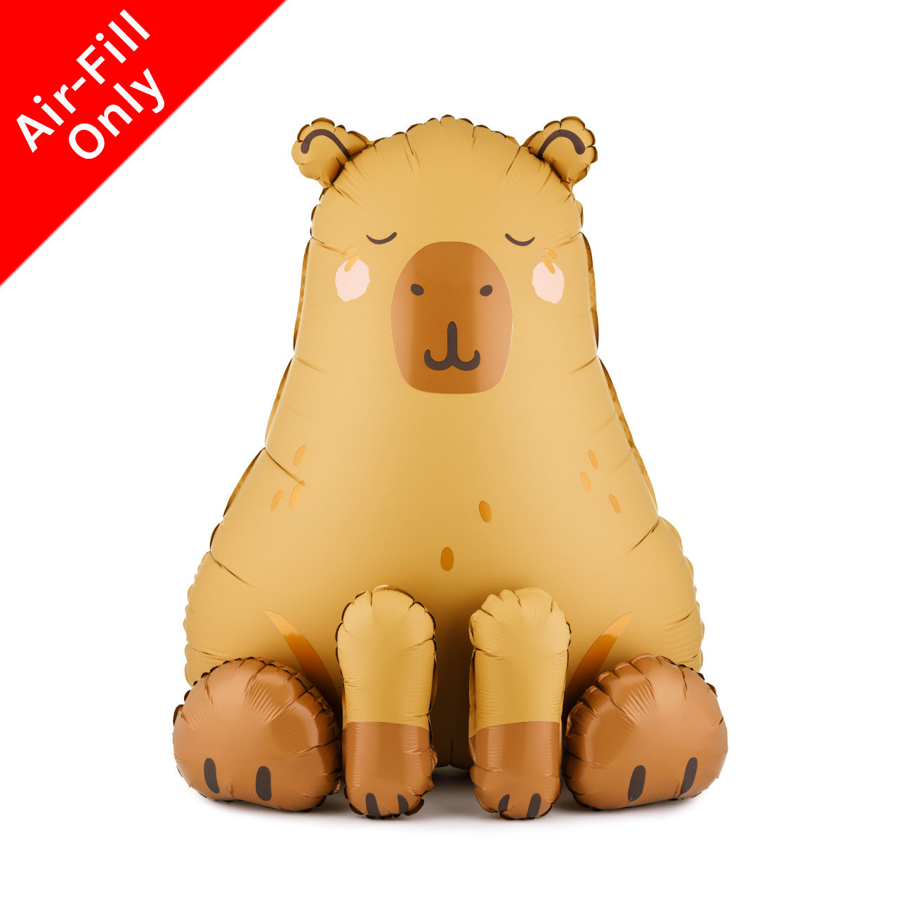 Sitting Capybara Air-fill 31.5" Foil Balloon by penny black