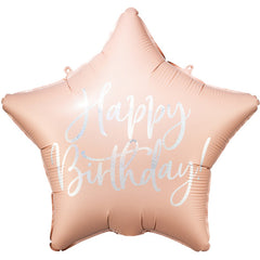 Unique Party Palloncino In Foil Rosa A Forma Di Prisma Per Battesimo, 45 Cm, Con Scritta 'Happy Christening' E Cuori - 3